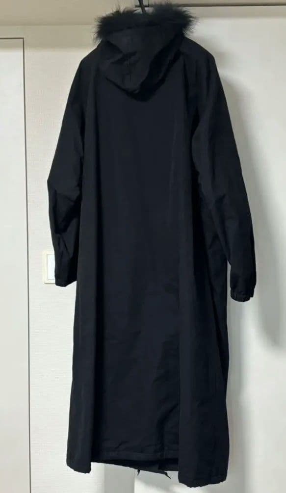 COMOLI 25AWコットンナイロンミリタリーフーデッドコート