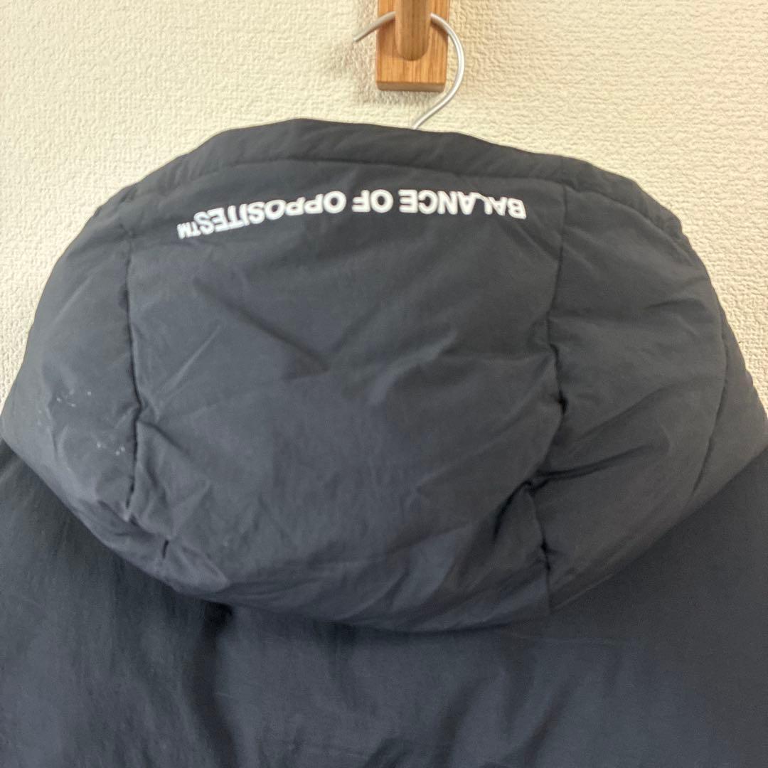 美品 RVCA PUFFER JACKET ダウン デカロゴ L 中綿