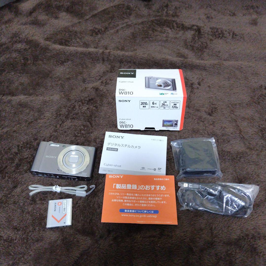 タイムセール　極美品 SONY Cyber-shot DSC-W810シルバー