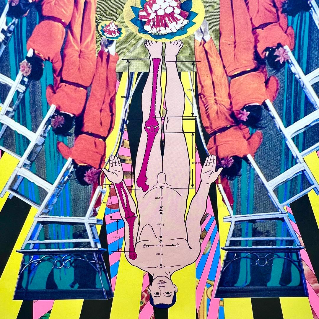 激レア！横尾忠則1989年制作サイン入り渋谷中華 「廣家」B1ポスター