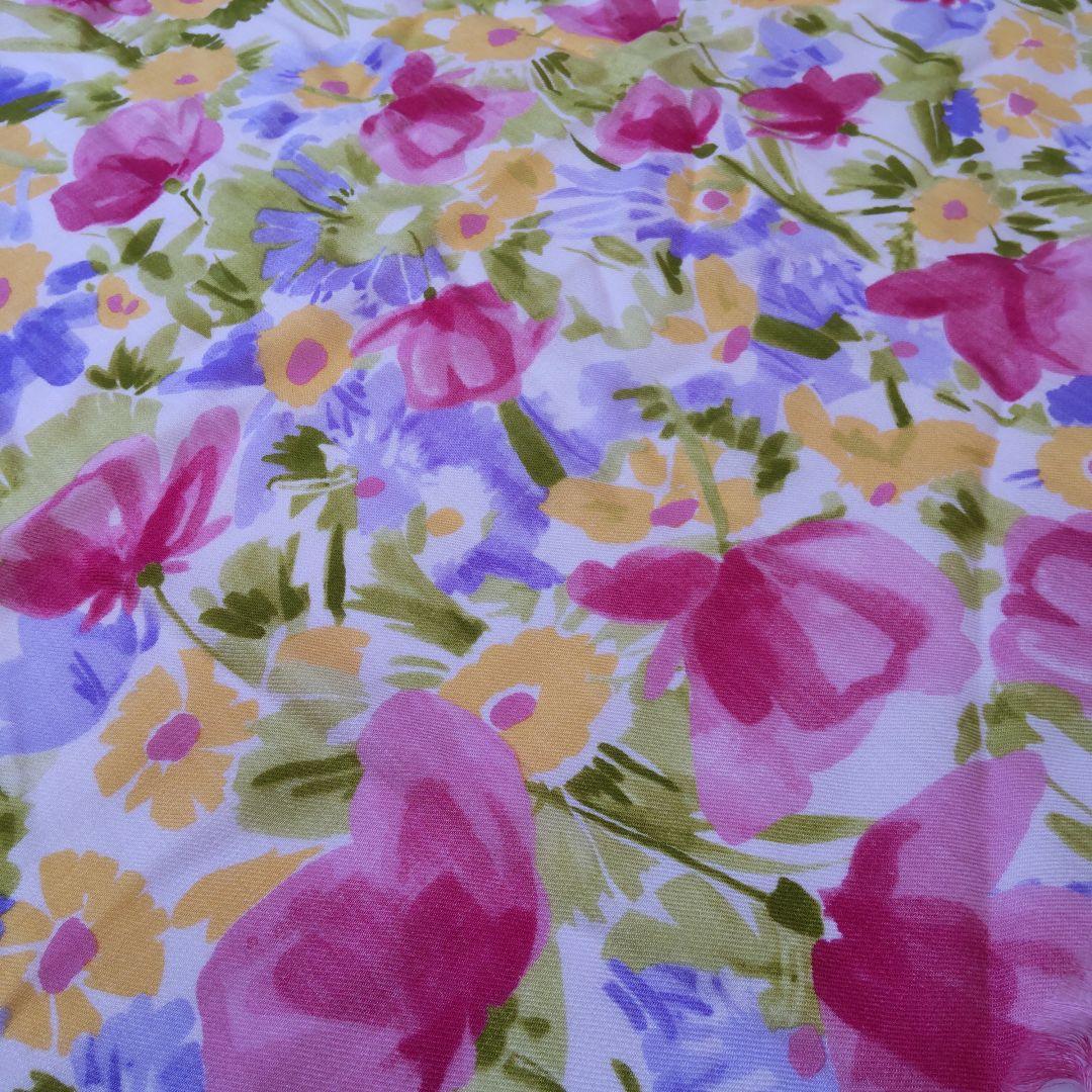 極美品 ロロピアーナ カシミヤ シルク 花柄 大判 ストール スカーフ マフラー