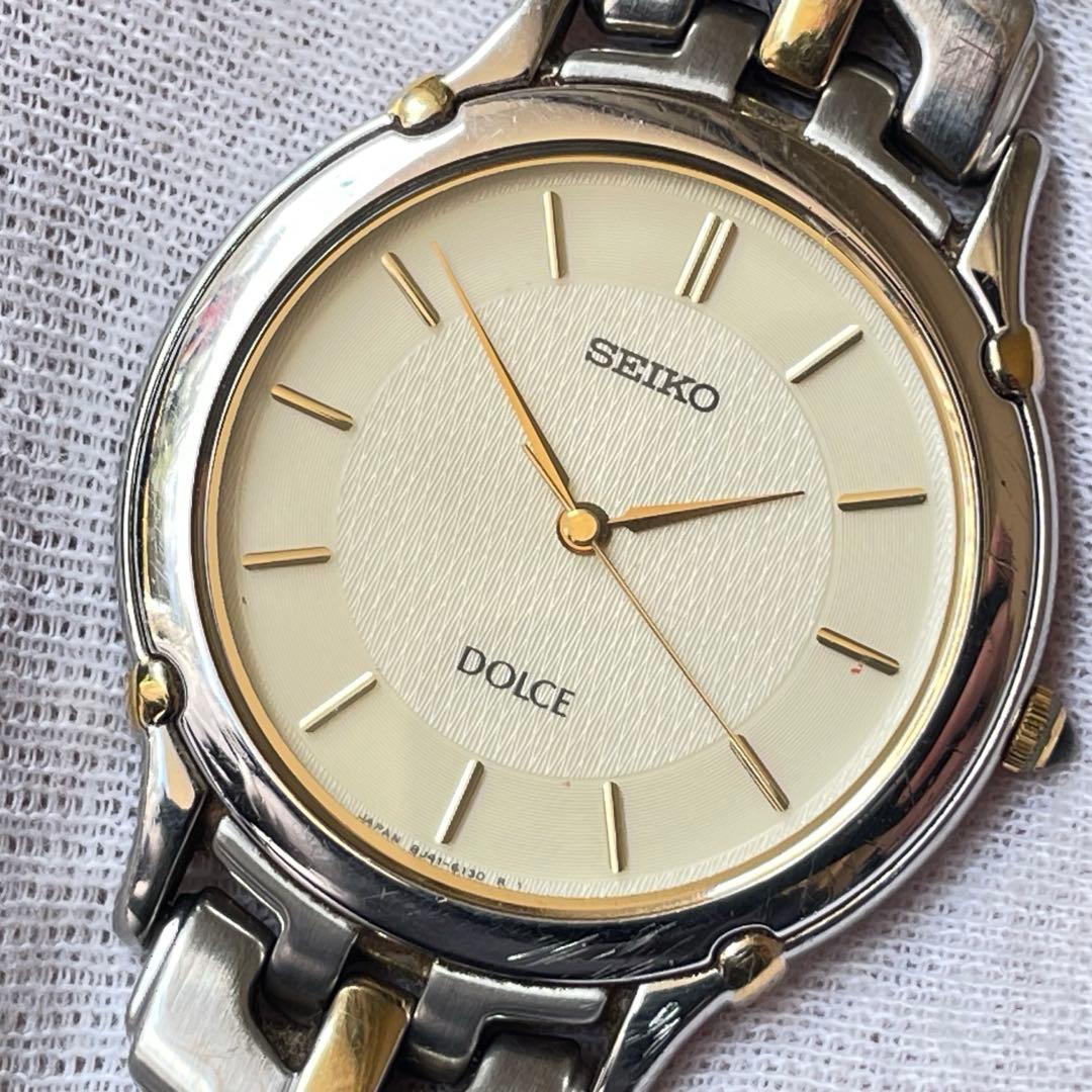 SEIKO DOLCE 8J41-6080 QUARTZ - メルカリ