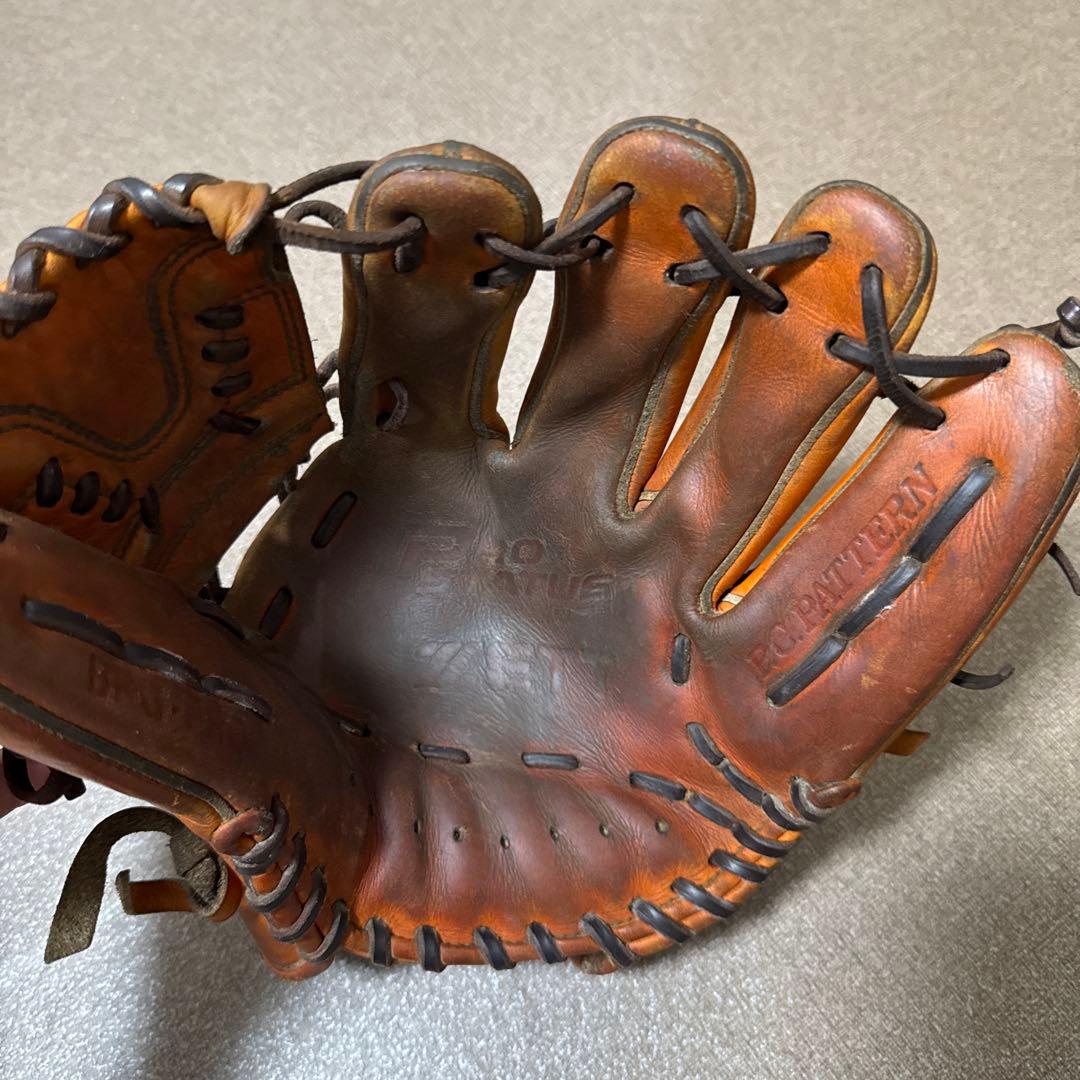 ZETT 硬式グローブ 右投げ用 ブラウン