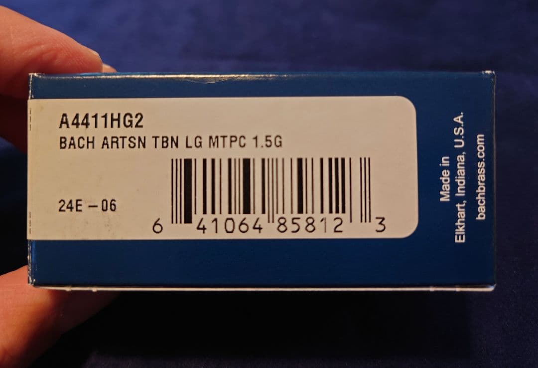 V.Bach Artisan 1-1/2G バスTbマウスピース