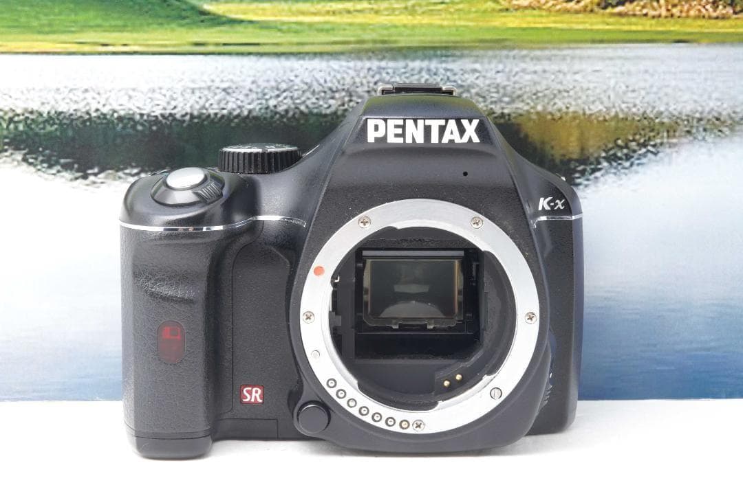 【S数2723回】PENTAX K-X★望遠レンズ付き55-300ｍｍ★転送OK