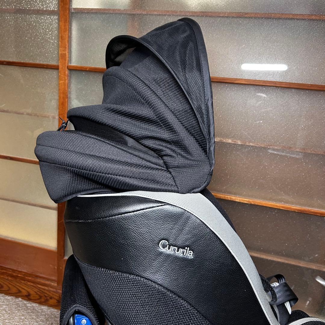 美品 Aprica アップリカ クルリラ モアレラブラックISO-FIX