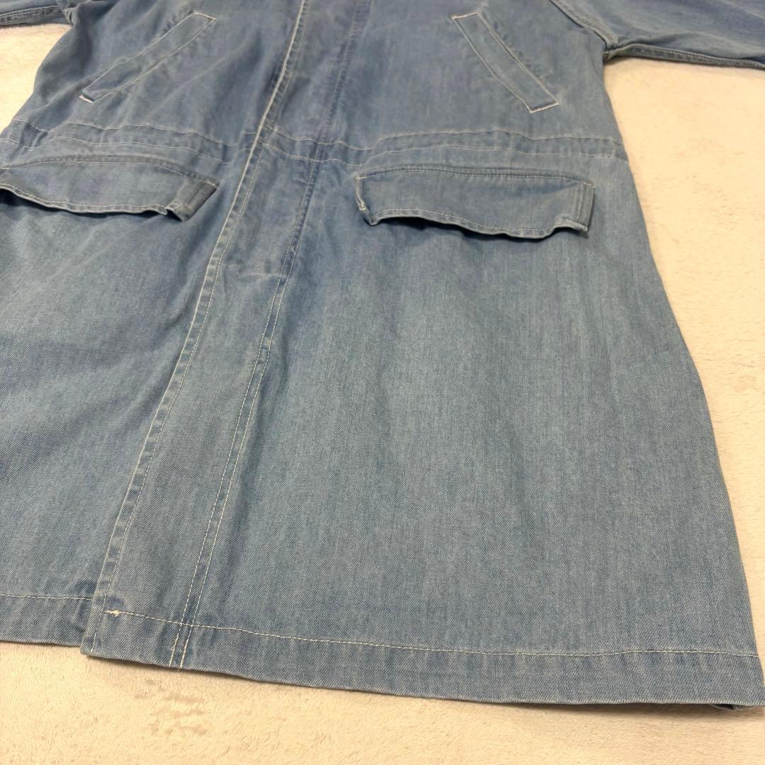 STUSSY ステューシー デニム モッズパーカーコート L 良品