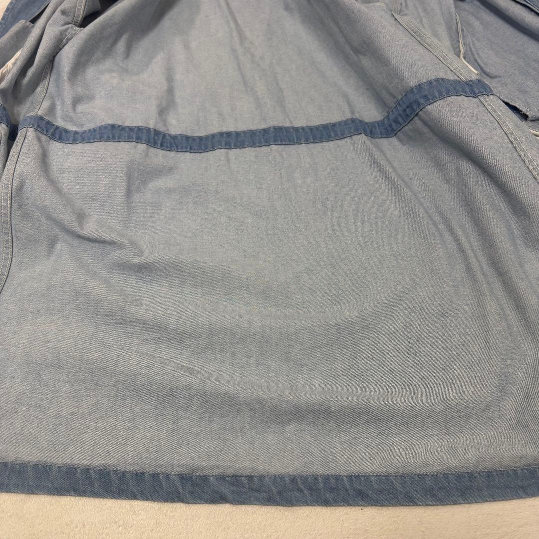 STUSSY ステューシー デニム モッズパーカーコート L 良品