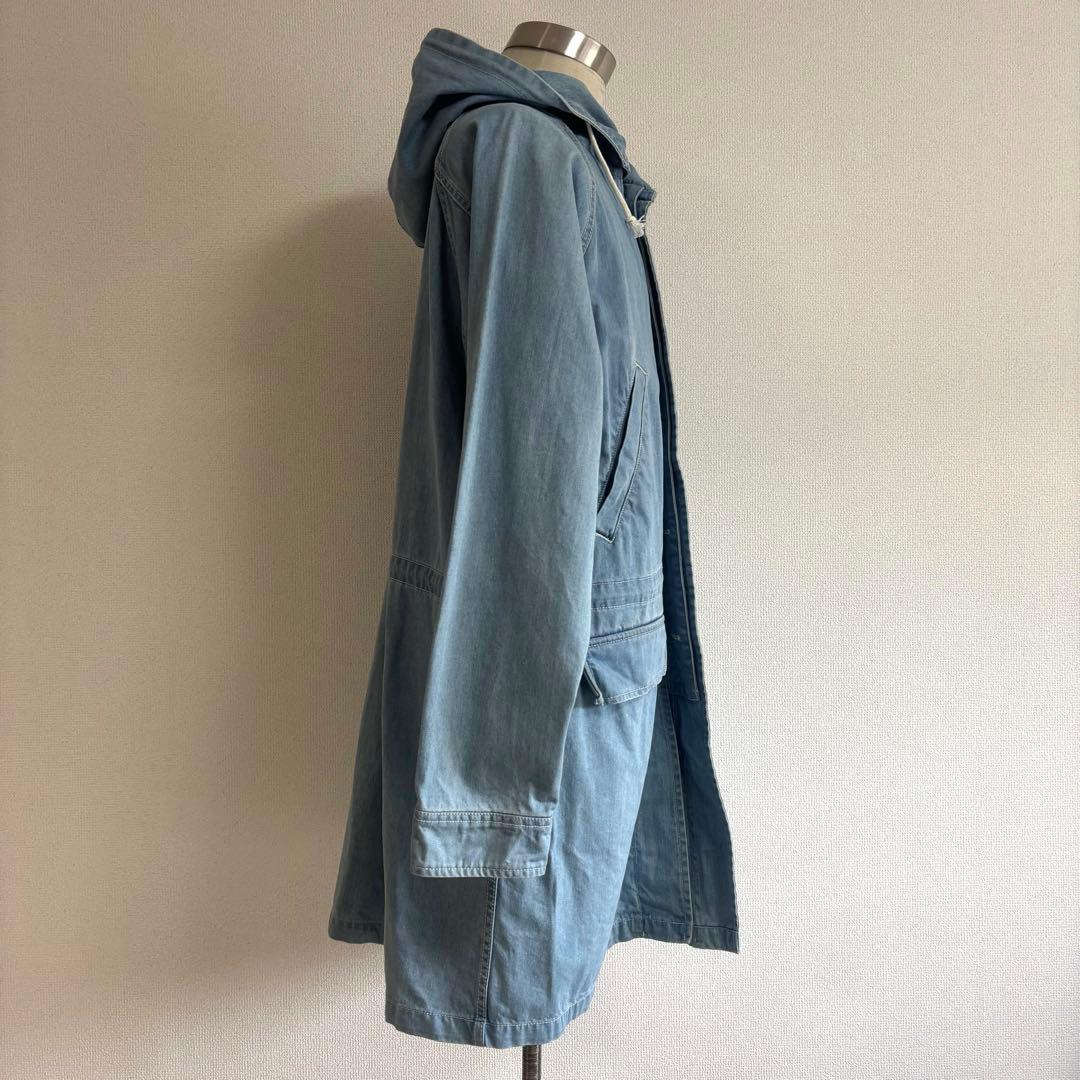STUSSY ステューシー デニム モッズパーカーコート L 良品