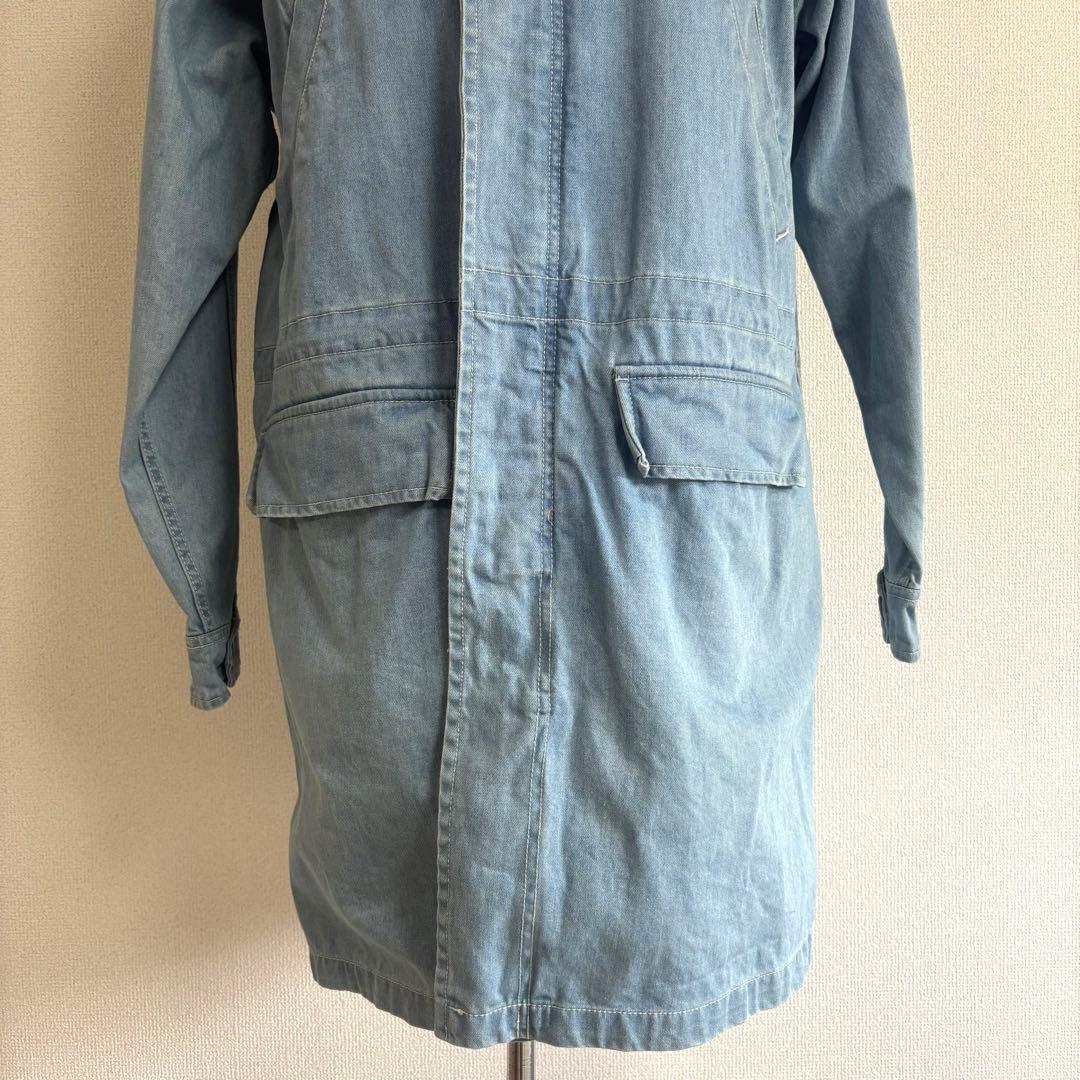 STUSSY ステューシー デニム モッズパーカーコート L 良品