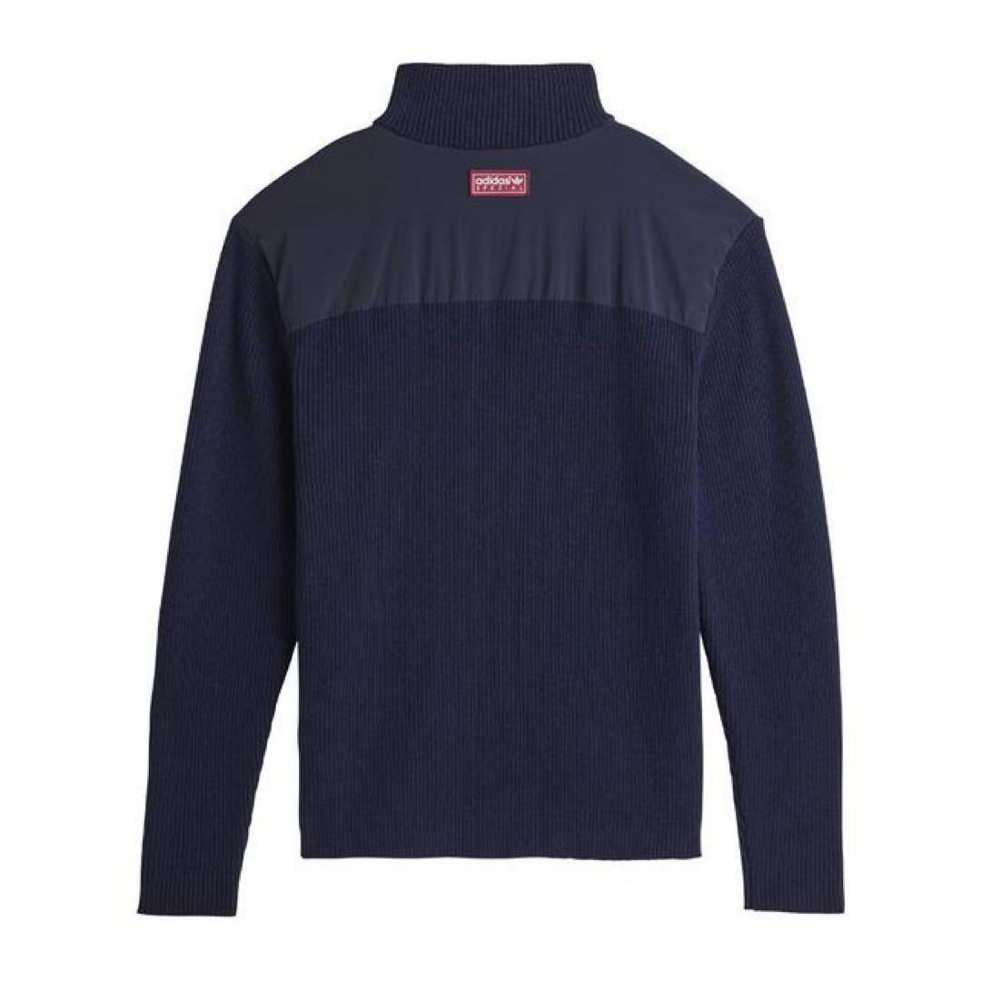 アディダス オリジナルス×シーピー カンパニー ハーフジップ　ニット　2XL