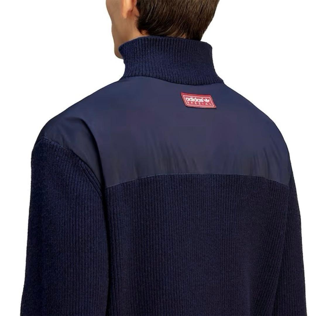 アディダス オリジナルス×シーピー カンパニー ハーフジップ　ニット　2XL