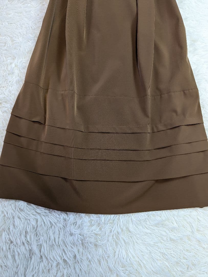 極美品 FOXY フォクシー バックリボン ジャンパーワンピ ひざ丈ワンピース