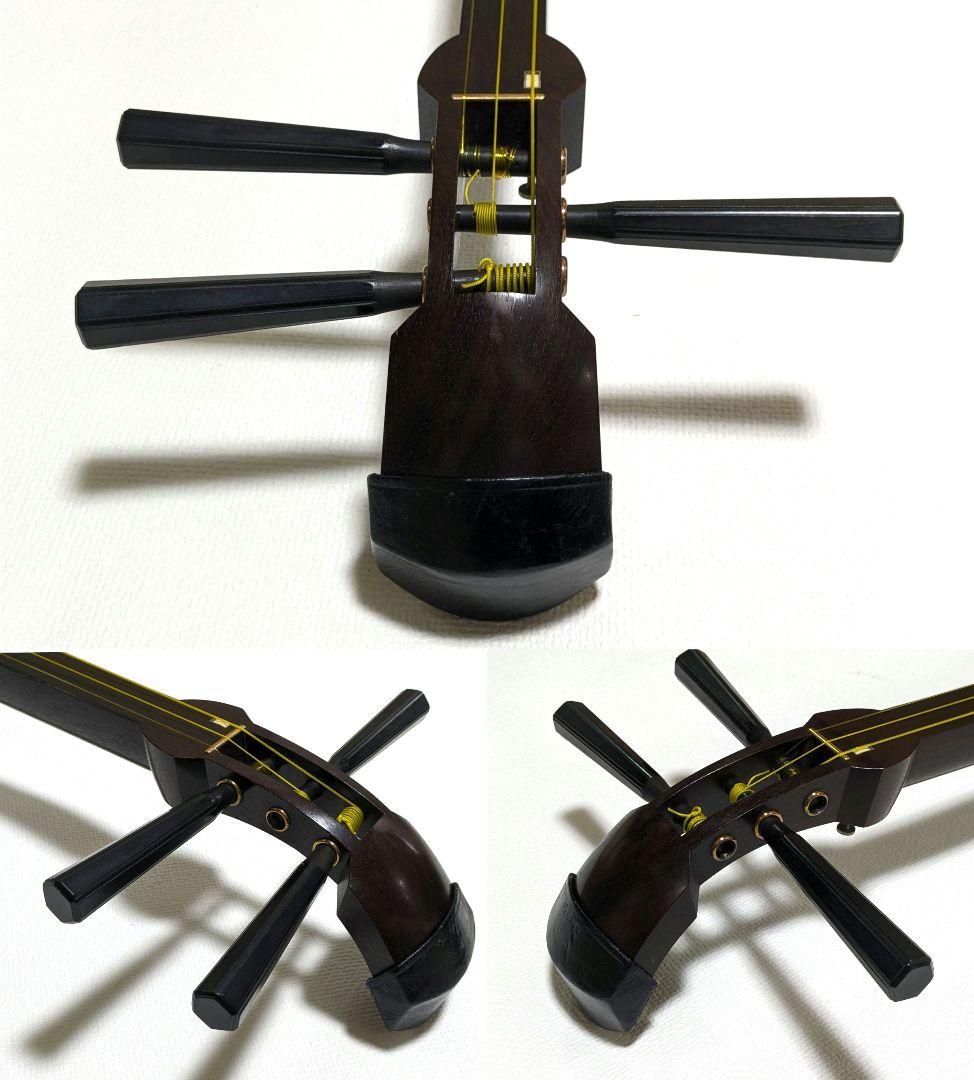 端唄三味線　太棹　紅木　おまけ付き