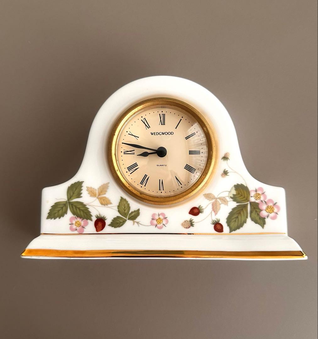 ウエッジウッド ワイルドストロベリー 置き時計 - メルカリ