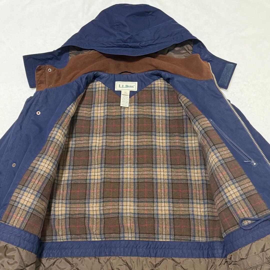 【L.L.bean】名作　80s ノーイースターコート Lサイズ　ネイビー　希少