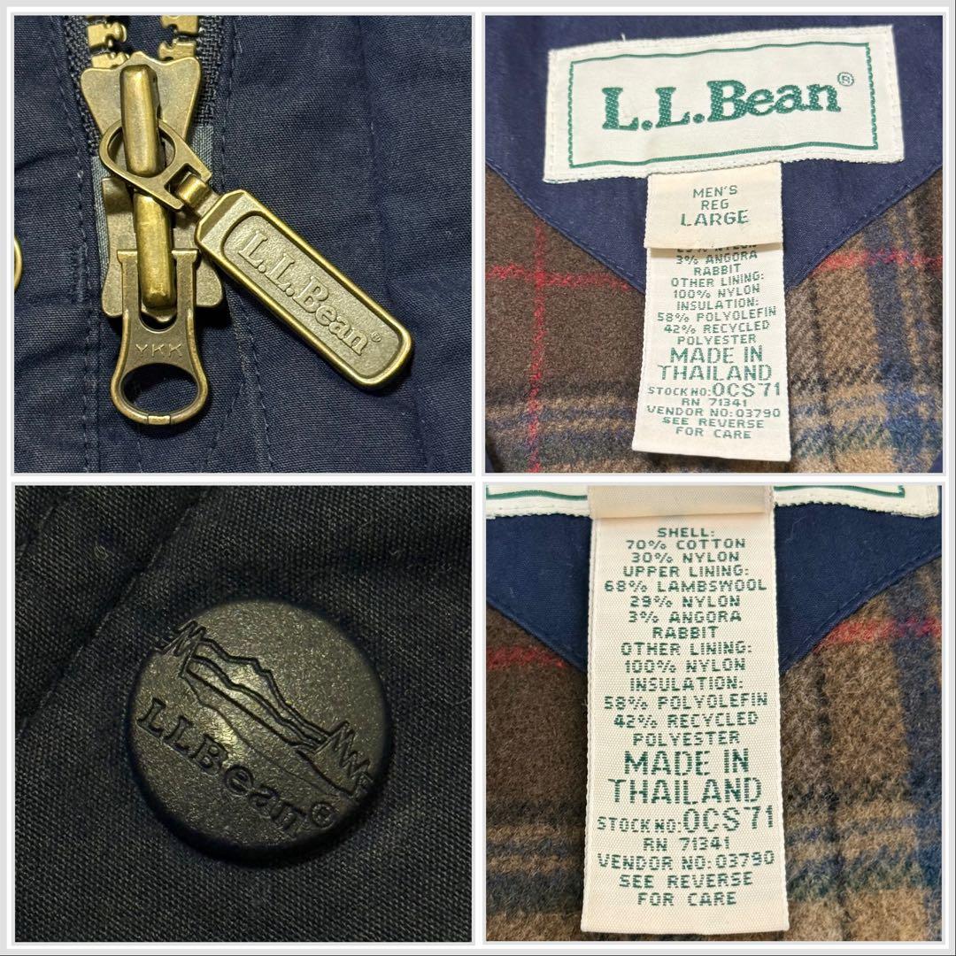 【L.L.bean】名作　80s ノーイースターコート Lサイズ　ネイビー　希少