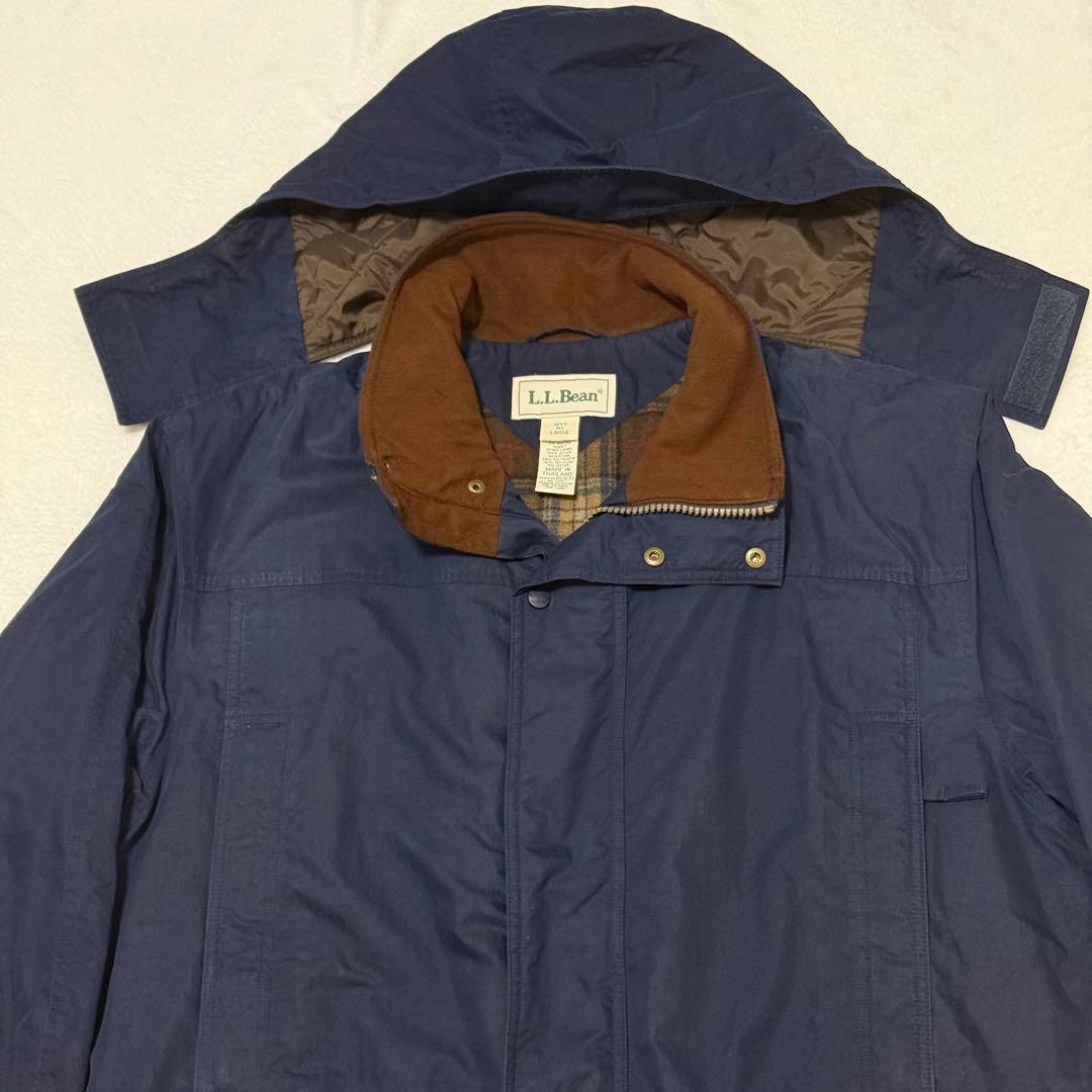 【L.L.bean】名作　80s ノーイースターコート Lサイズ　ネイビー　希少