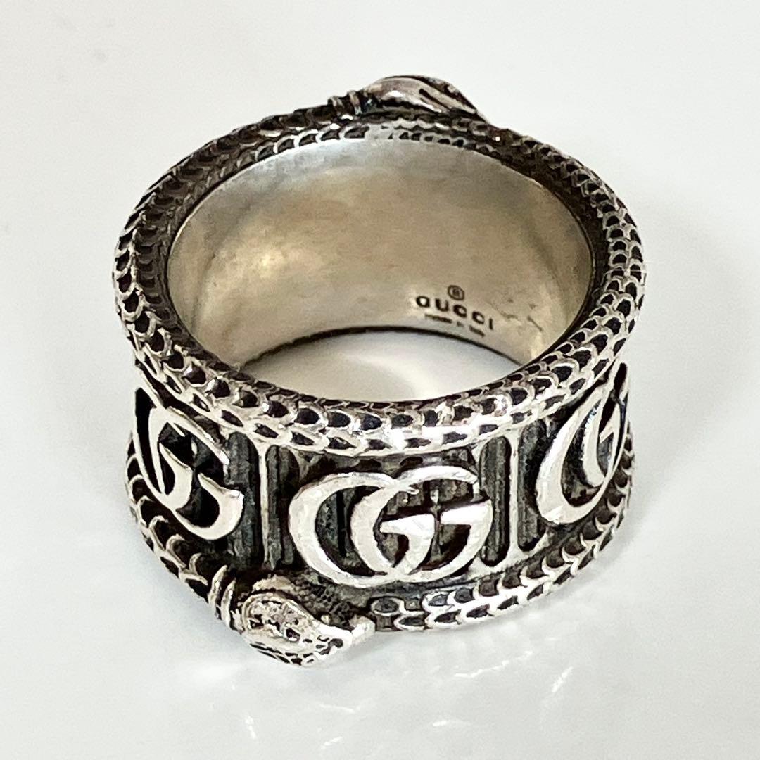 3540 GUCCI グッチ スネーク 蛇 シルバー sv925 リング - メルカリ