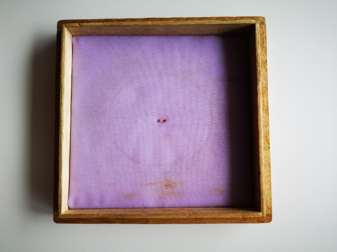 花弁型黒色鉄製刀の鍔3点セット