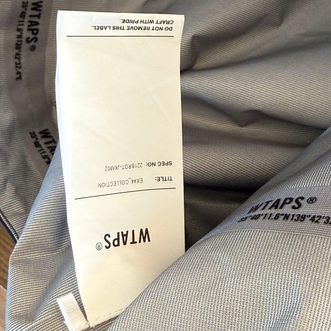 22ss WTAPS クロスボーン ナイロン コート ブラック 3ダブルタップス