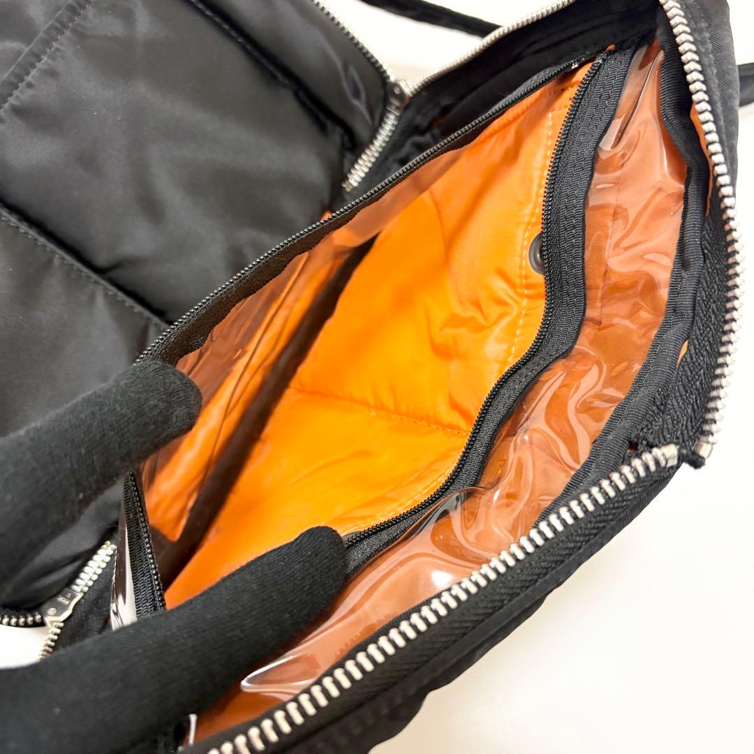 美品　ポーター　タンカー　ショルダーバッグ　S YKK 黒