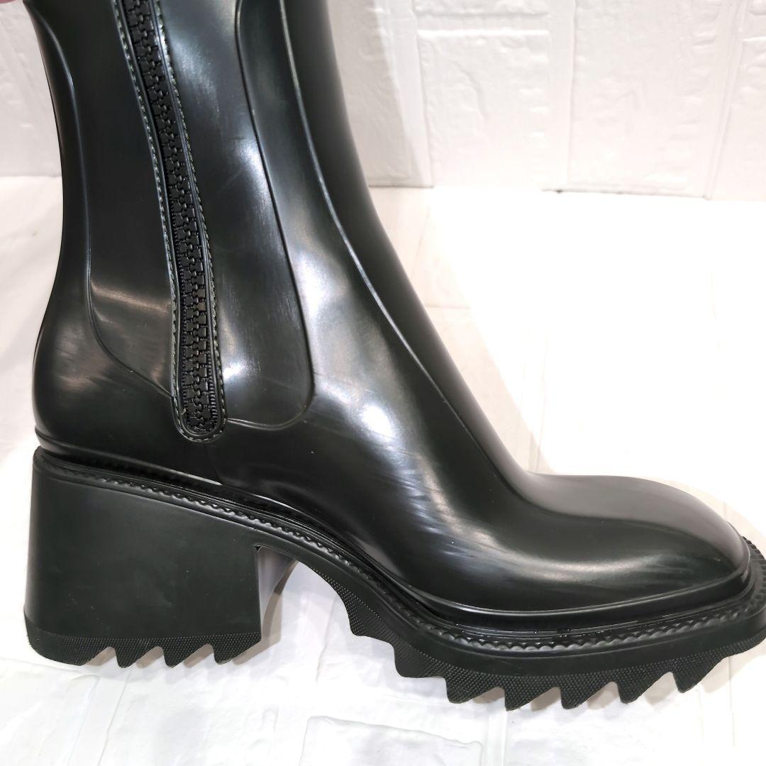 ✨美品 Chloé クロエ ダークグリーン レインブーツ