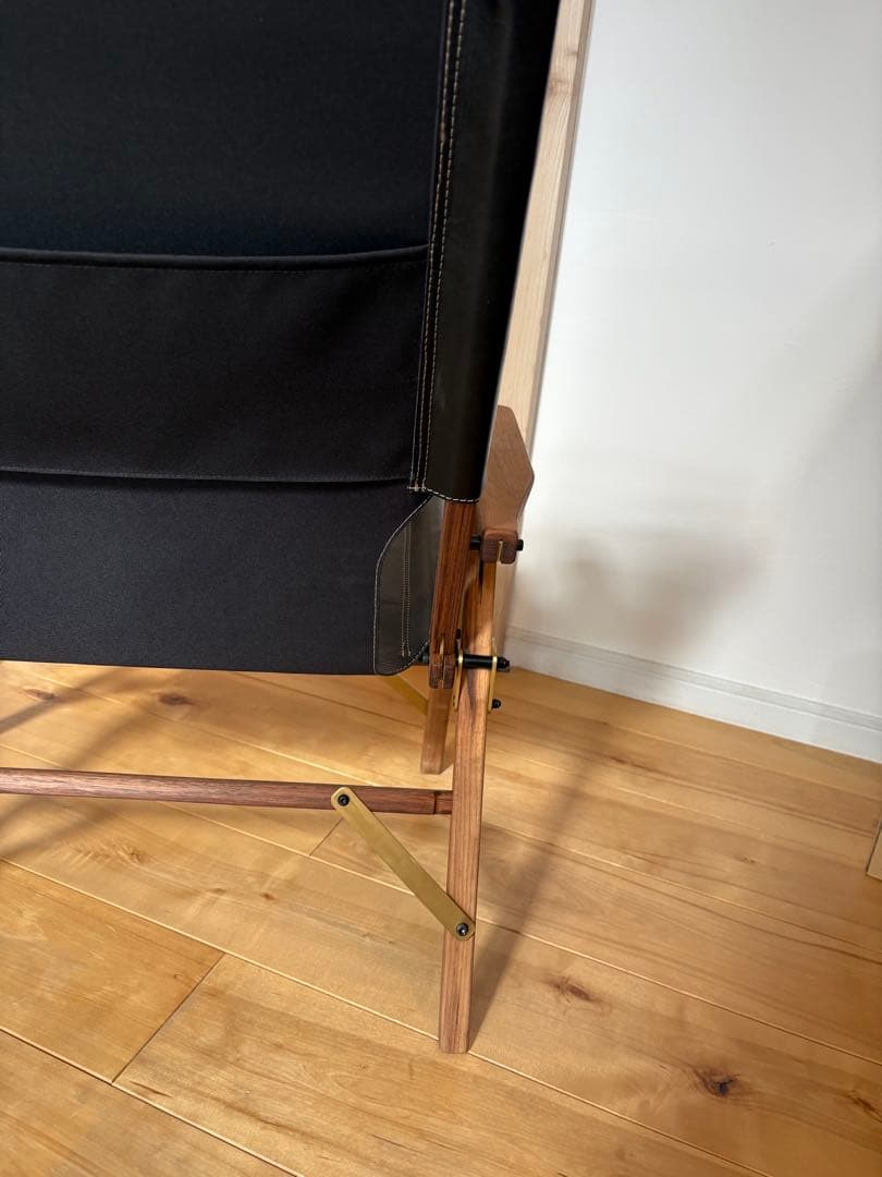 y*5様 新品未使用 コンダクターズチェア ウォールナット レザー ワイド