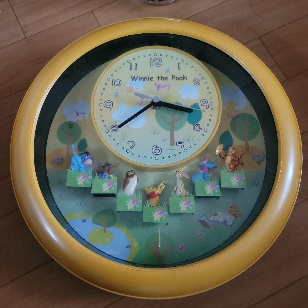 訳あり】くまのプーさん からくり時計 - メルカリ