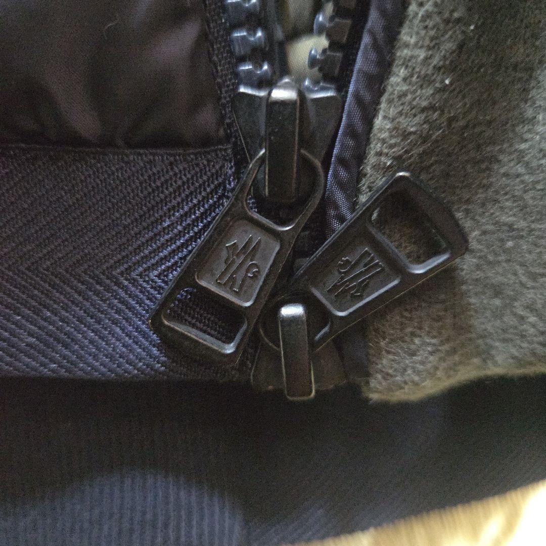 MONCLER 異素材 ダウンジャケット Lサイズ モンクレール 紺