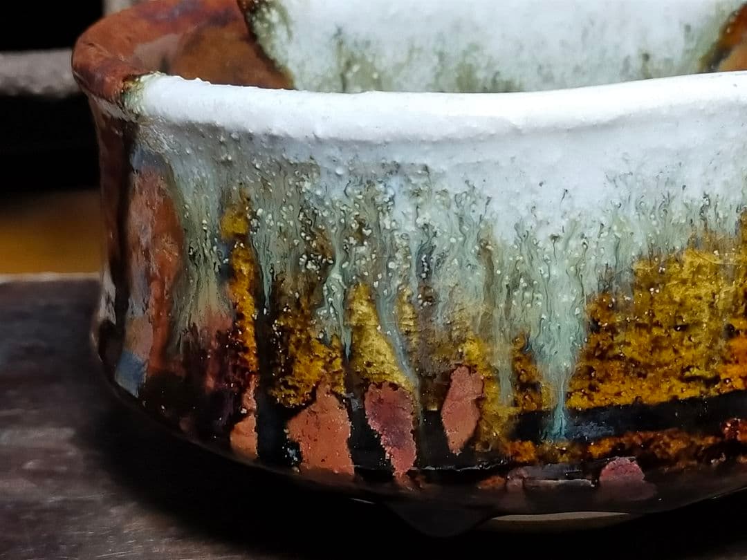 ♥☆彡　美濃焼　茶碗 　無銘　骨董　古玩