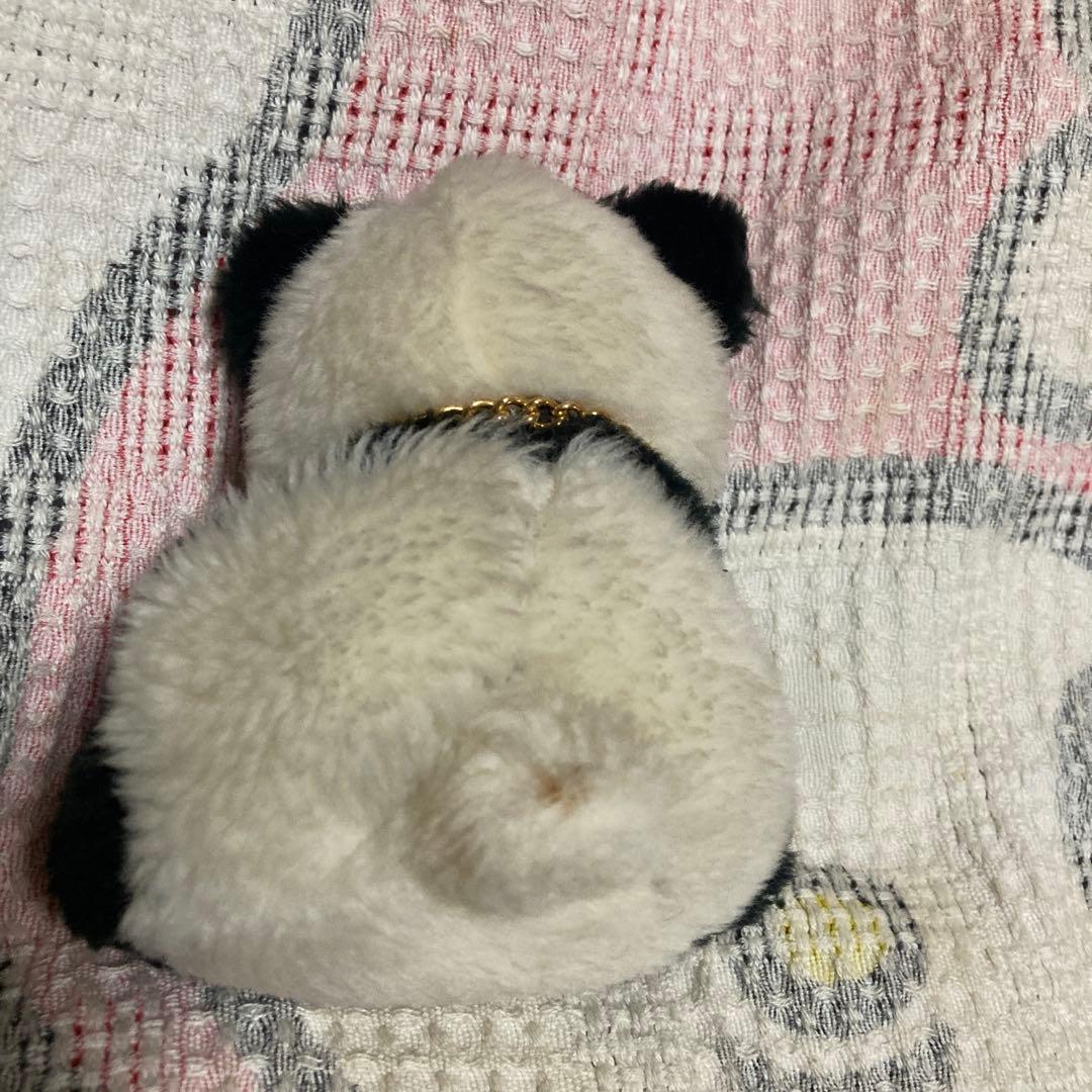 ファースト モンチッチ風 パンダ ぬいぐるみ ② レトロ 中古品 - メルカリ