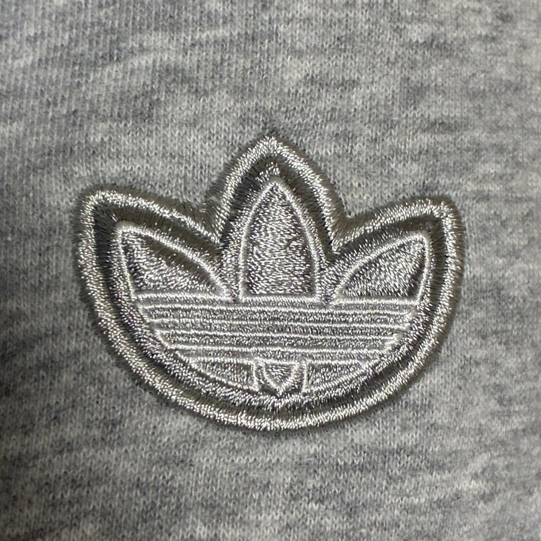 adidas スウェット パーカー パンツ 上下 グレー セットアップ ジャージ