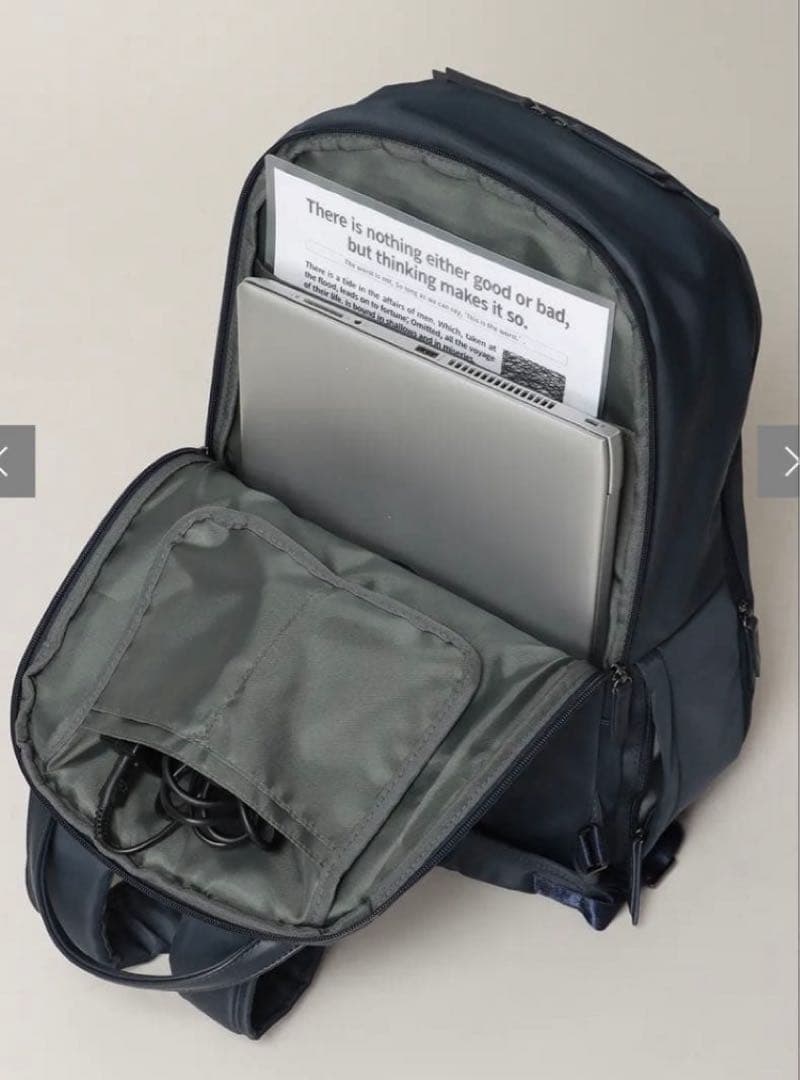 『美品』スーツスクエア　ACE 共同開発　WEB限定　リュック　撥水　ネイビー