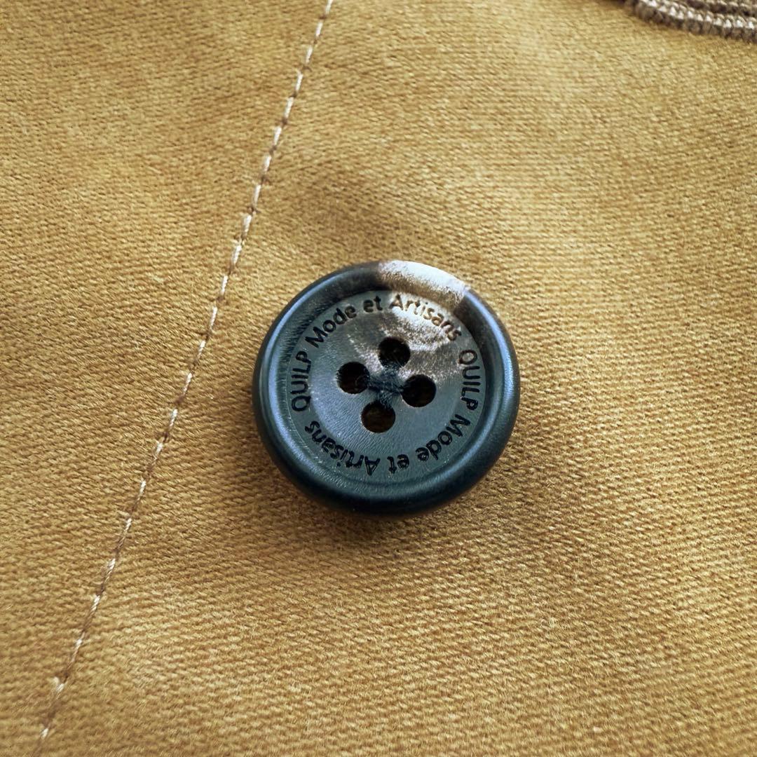 QUILP クイルプ モールスキン ノーカラー ジャケット