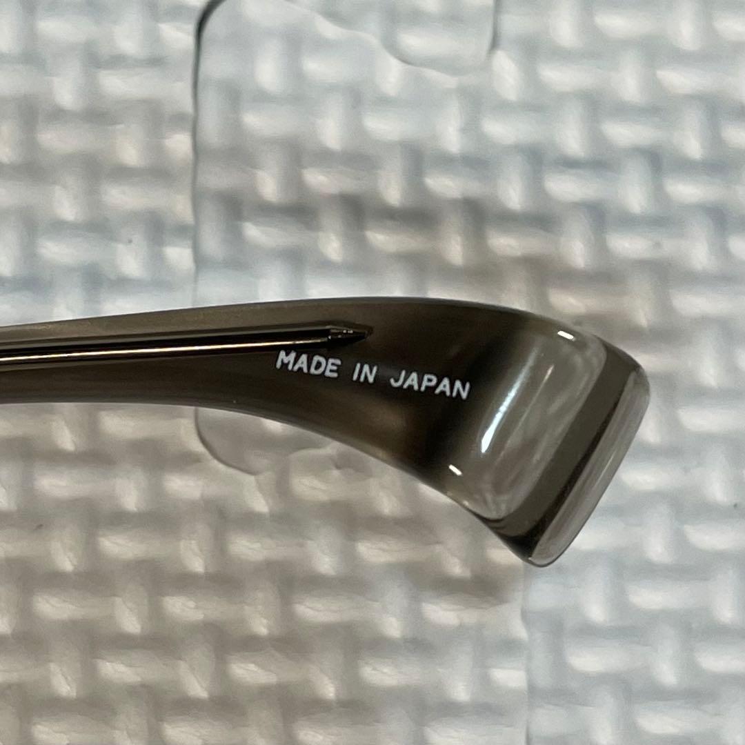 希少 美品 999.9 M-07 ブロー サングラス チタン ライトグレーレンズ