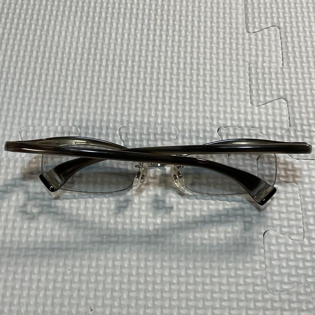 希少 美品 999.9 M-07 ブロー サングラス チタン ライトグレーレンズ