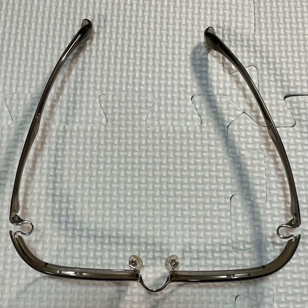 希少 美品 999.9 M-07 ブロー サングラス チタン ライトグレーレンズ