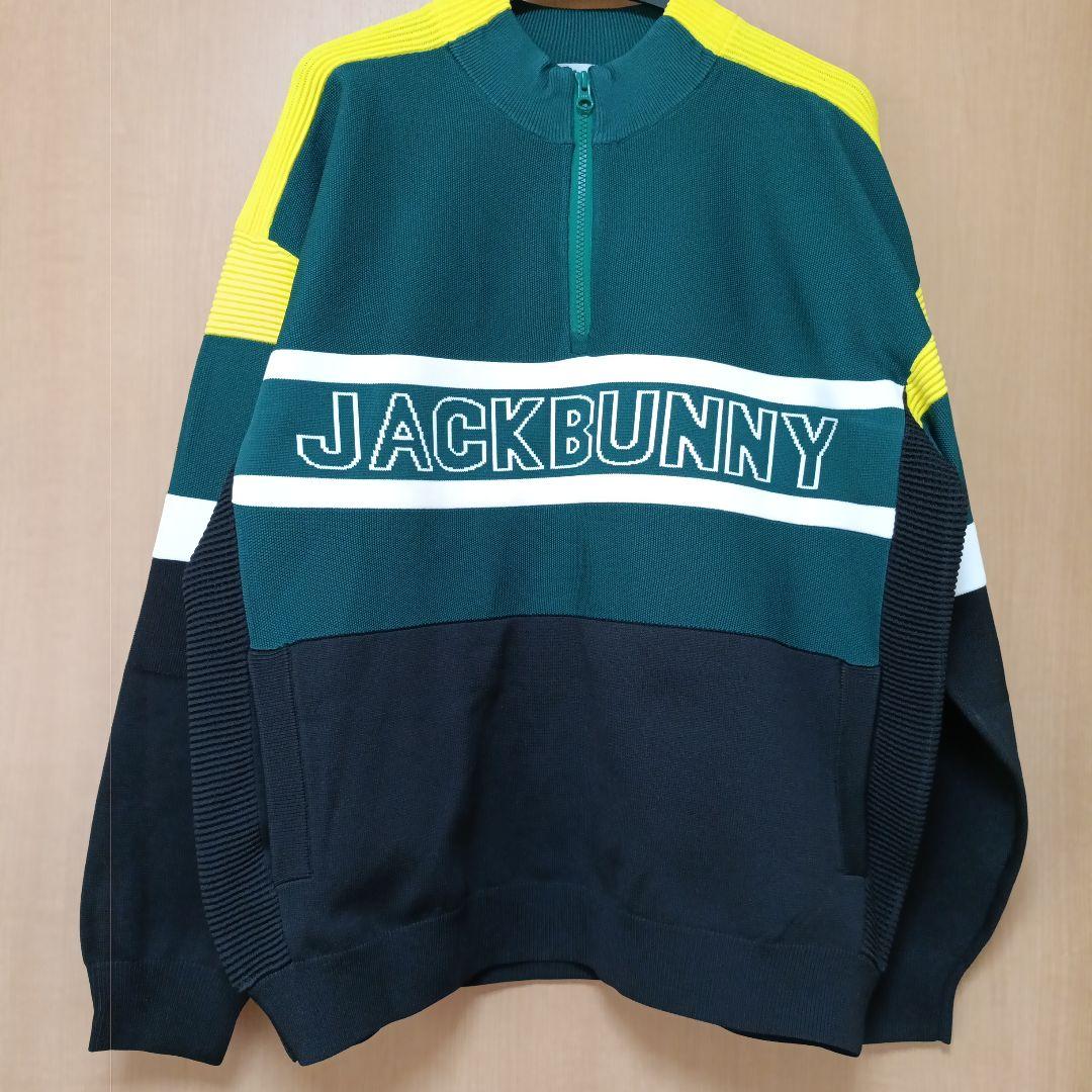 新品・タグ無し　Jack Bunny!! ゴルフウェア　ハーフジッパーセーター