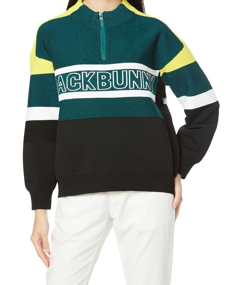 新品・タグ無し　Jack Bunny!! ゴルフウェア　ハーフジッパーセーター