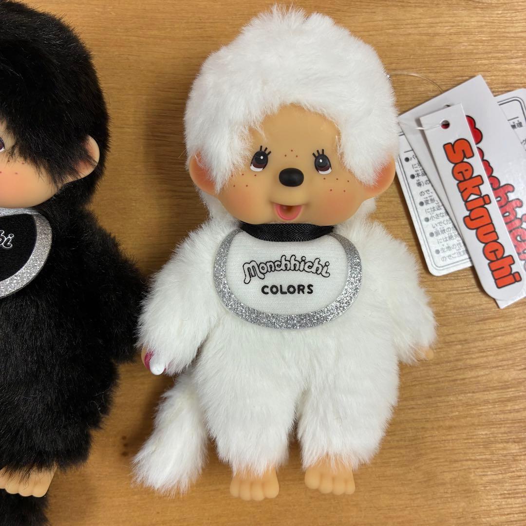 新品モンチッチ キーホルダー 黒 白めめラウスノーマンLive セキグチ