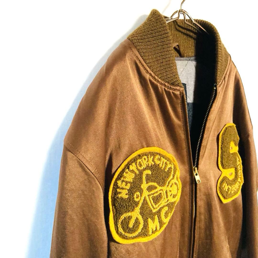 Schott ナイロンツイル フライトジャケット ワッペン 短丈 S（M相当）