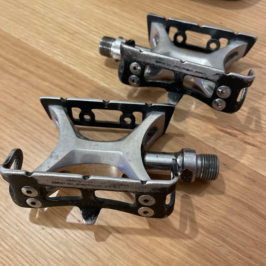 SUNTOUR サンツアー シュパーブプロ ペダル njs ピスト 競輪 SUNTOUR
