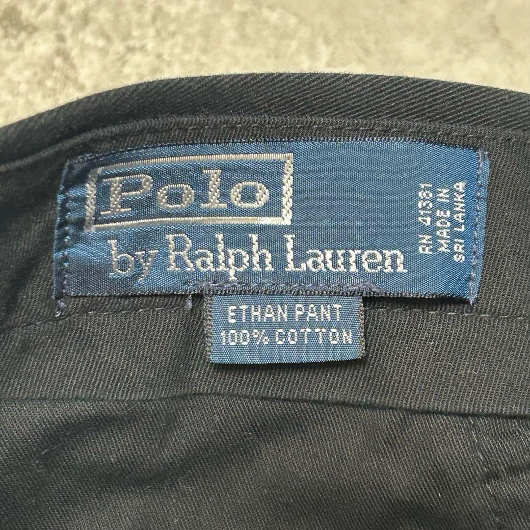 美品 ポロバイラルフローレン 黒 ポロチノ Ethan Pant W32 L30 - メルカリ