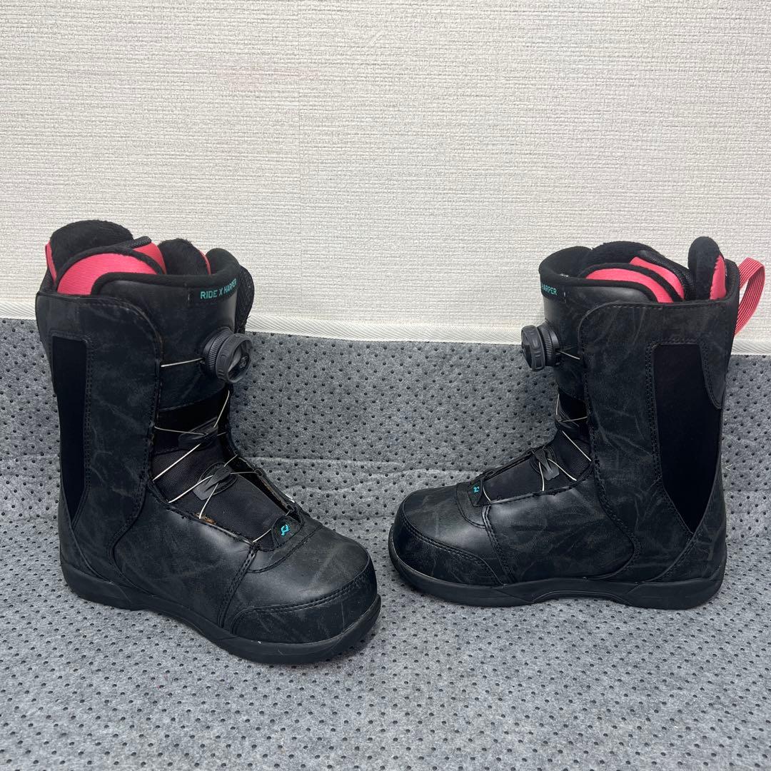 数回使用 23.5cm RIDE×HARPER BOA スノーボードブーツ