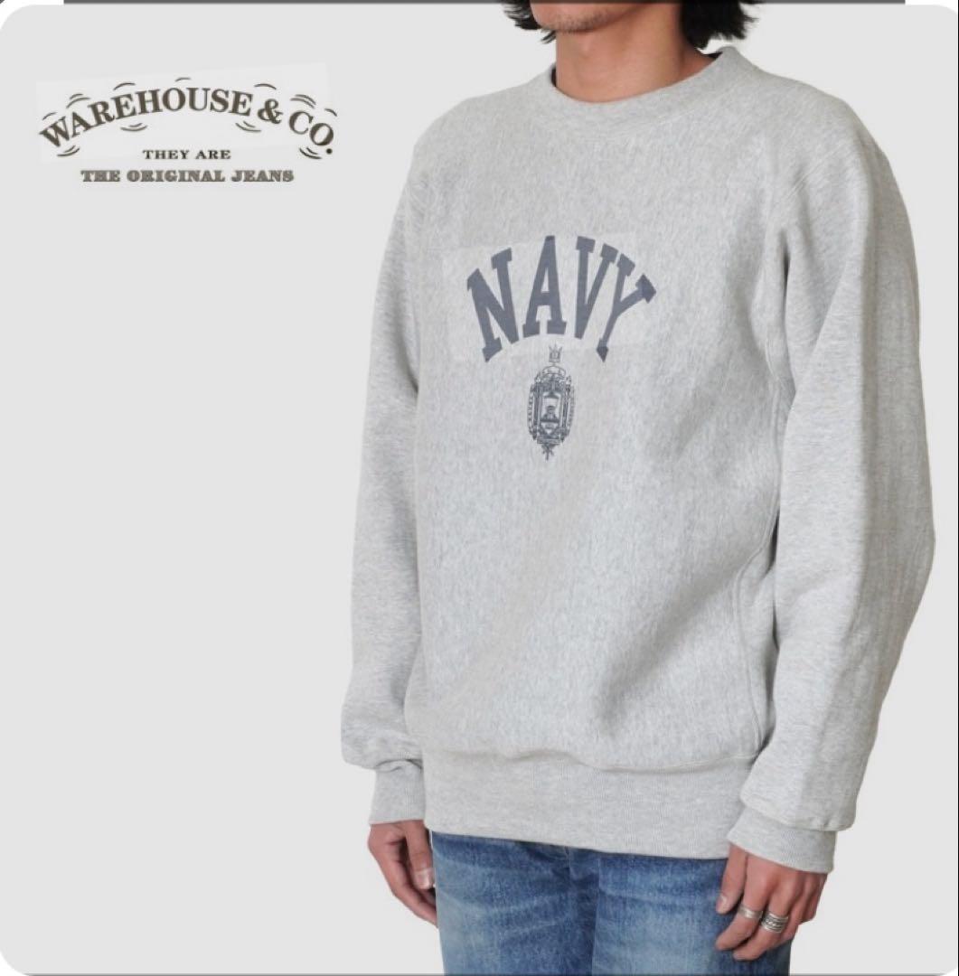 a*d様 ウエアハウス LOT483 ろーぐす別注　リバースウィーブ　L NAV