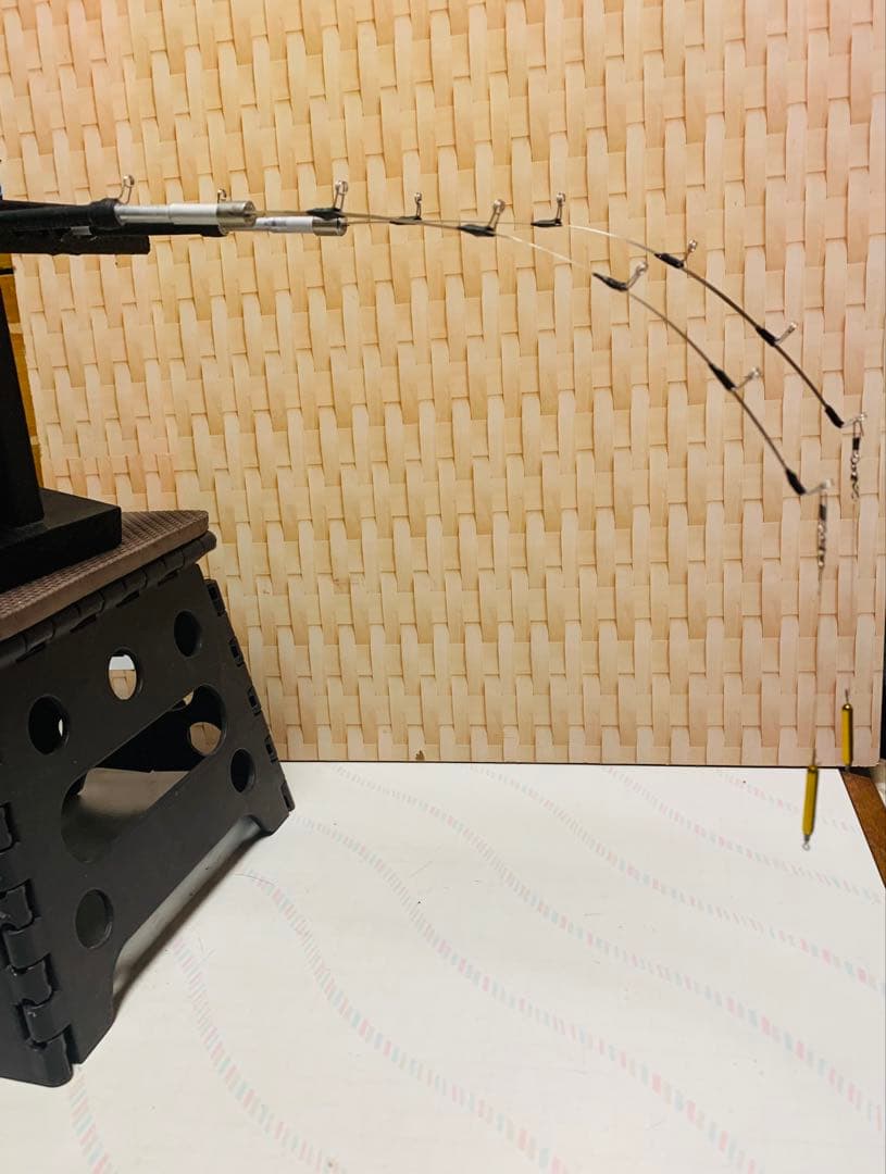 ワカサギ竿 ステンレス穂先255ミリ 2本セット 80ミリ延長アダプター2本