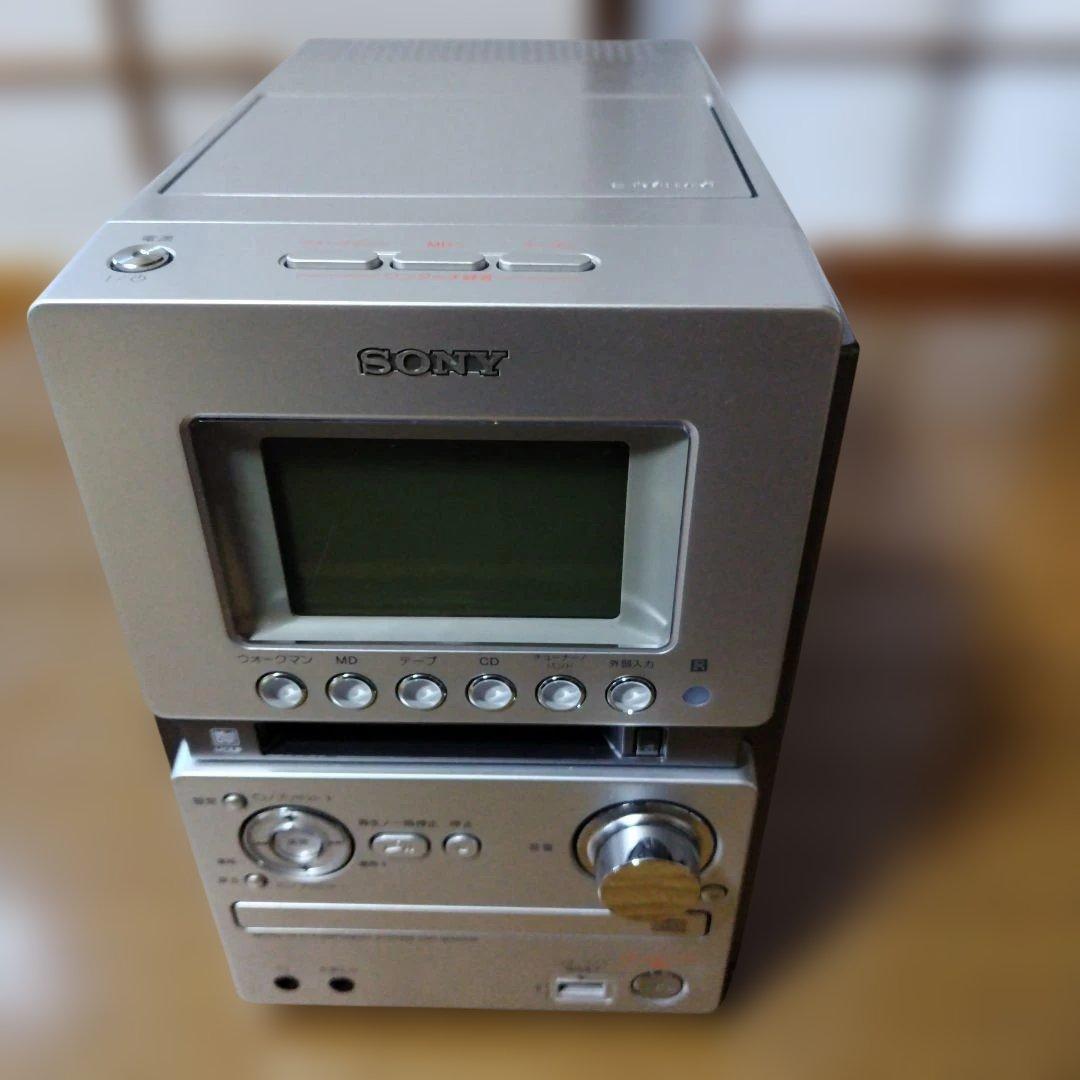 SONY ソニー　CMT-M35WM（ HCD-M35WM）ミニコンポ シルバー