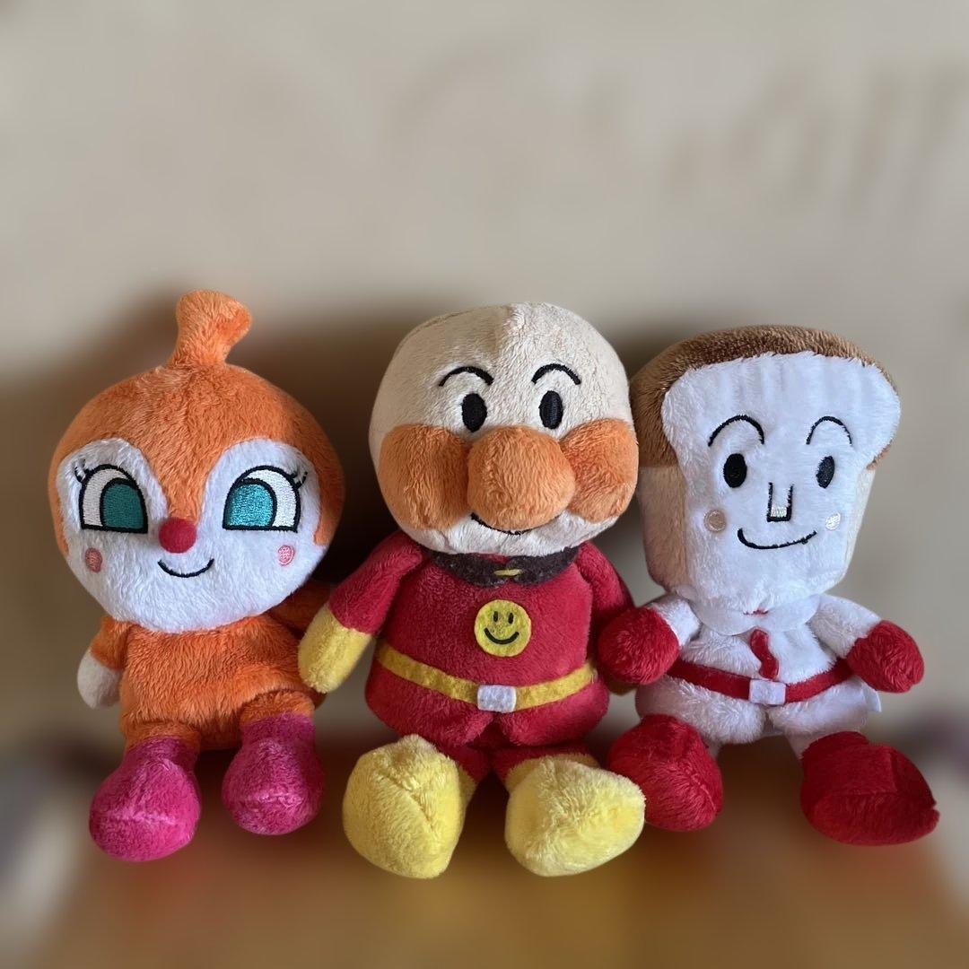 値下げしました】アンパンマン ぬいぐるみセット - メルカリ