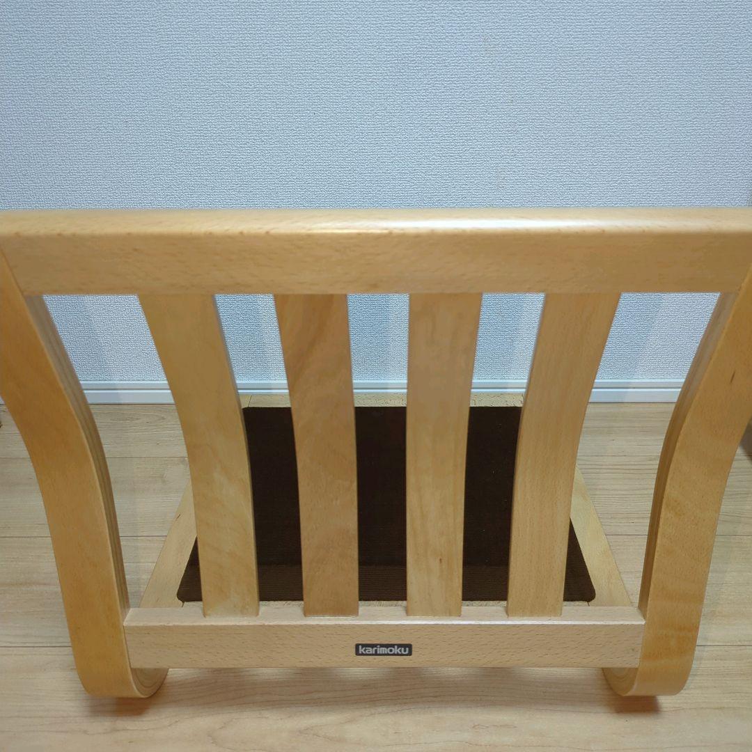 美品/4脚セット】カリモク 曲げ木座椅子 1996製 レトロ ヴィンテージ家具